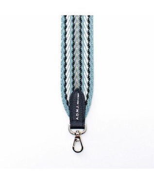 A.D.M.J. 【別売り】イタリアンテープショルダーストラップ(レギュラー/107cm) SKY/KON