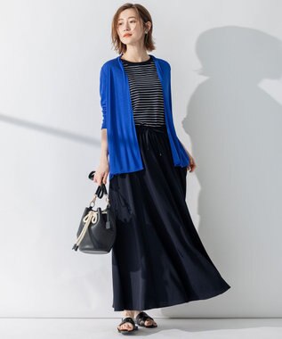 23区 CORSOROMA カットワーク サンダル ブラック系