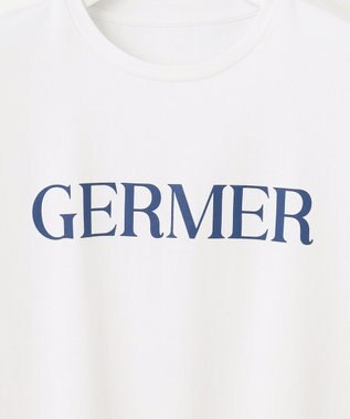 UNFILO 接触冷感カラーロゴT オフ×ブルー