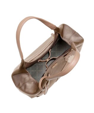 IBIZA アニマーダ　ナイロン　ハンドバッグ モカ