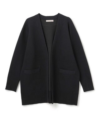 UNFILO スポンジニット カーディガン ブラック