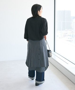 CRAFT STANDARD BOUTIQUE コクーンシルエットチュニック Black