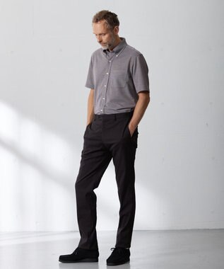 J.PRESS MEN 【J.PRESS PLUS】カノコインレイパッチポケット シャツ/B.D. ダークブラウン系