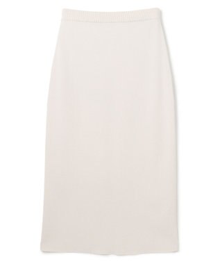 UNFILO L 【接触冷感/UVカット】スゴ機能美ニット Iラインスカート グレージュ