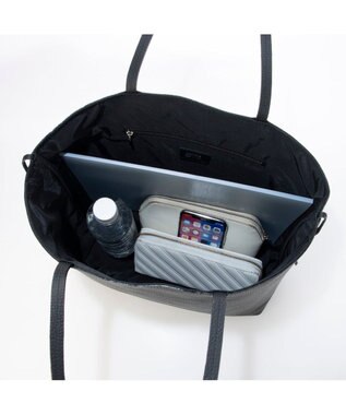 UNBILLION VERYコラボ ペルケ perche / 牛革スコッチガードトートバック ブラック