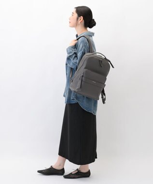 ACE BAGS & LUGGAGE W&.Day/Night ティルカ ラウンドリュック A4サイズ 14.0インチPC収納 19182 ダブルアンドデイナイト チャコールグレー