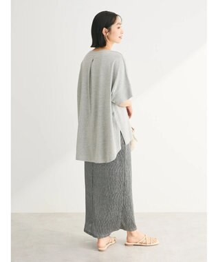 Green Parks 汗染み防止ドルマンバックタックプルオーバー Gray Mixture