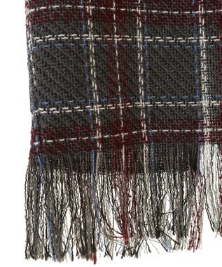 Green Parks ・ＳＵＧＡＲ　ＳＰＯＯＮ　チェックフリンジスカート Gray