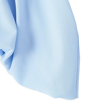 earth music&ecology 2wayオフショルバルーンヘムフリルブラウス Blue