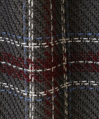 Green Parks ・ＳＵＧＡＲ　ＳＰＯＯＮ　チェックフリンジスカート Gray