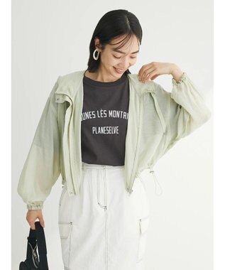 Green Parks キレイ目カレッジボックスＴシャツ Dark Gray