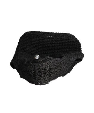 INTER-CHAUSSURES 【CIVICO 93】雑材トートバッグ ブラック雑材