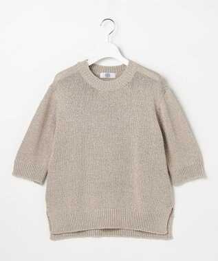 J.PRESS LADIES STARFALL ラメ ニット シャンパン系