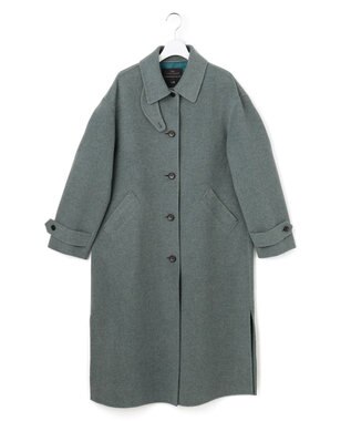 23区 S 【~8/23まで受注生産/受注限定カラー】MANTECOPureリバー ステンカラー ロングコート セージ系
