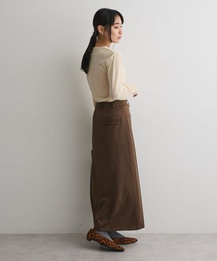CRAFT STANDARD BOUTIQUE シアーベロアサイドギャザープルオーバー Cream