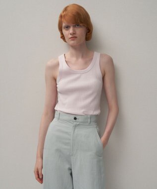 ATON RECYCLE SUVIN RIB | タンクトップ