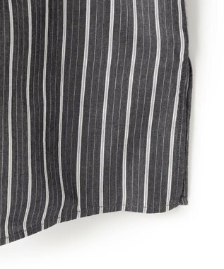 J.PRESS YORK STREET 【WOMEN】タイプライターフリンジ ブラウス ブラック系1