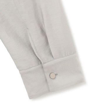 ICB リヨセルナイロンワッシャー ノーカラーブルゾン トープ系