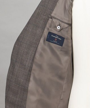 GOTAIRIKU 【ZEGNA/ゼニア】エレクタ スーツ(ブラウンチェック) ベージュ×チェック