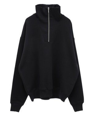 AMERICAN HOLIC ハーフＺＩＰスウェット1 Black