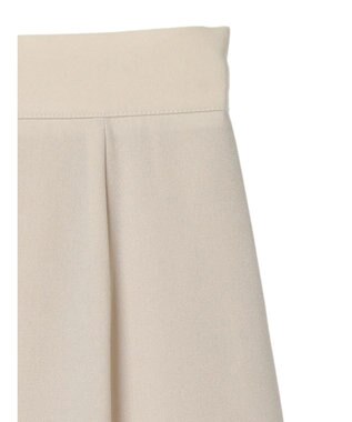 earth music&ecology バイカラーラッフルヘムスカート Beige