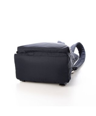 LA BAGAGERIE ナイロン×リサイクルレザー　ミニリュック ネイビー