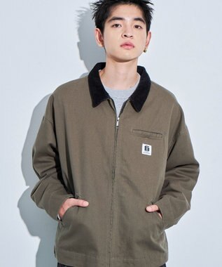 WEGO ワーカーズZIPジャケット カーキ