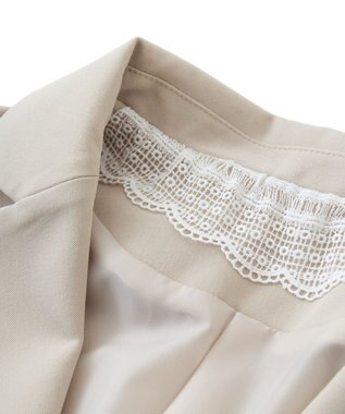 earth music&ecology シングルテーラードジャケット ベージュ