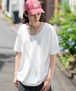 WEGO 【ユニセックス着用ITEM/MLサイズ展開】UネックT（SS） ホワイト