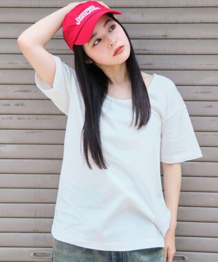 WEGO 【ユニセックス着用ITEM/MLサイズ展開】UネックT（SS） ホワイト