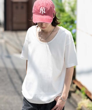 WEGO 【ユニセックス着用ITEM/MLサイズ展開】UネックT（SS） ホワイト