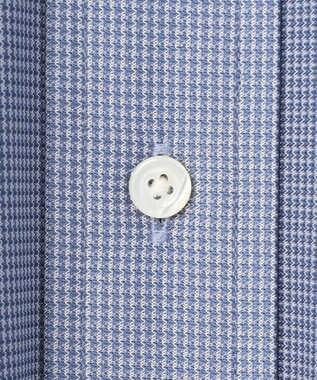 J.PRESS MEN 【吸水速乾 / UVケア / 高通気性】【SMART TECH】ハウンドトゥース ジャージーシャツ ネイビー系8