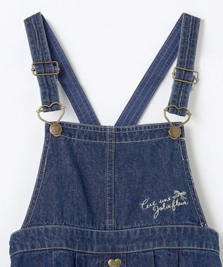 ANY KIDS デニムジャンパースカート ネイビー