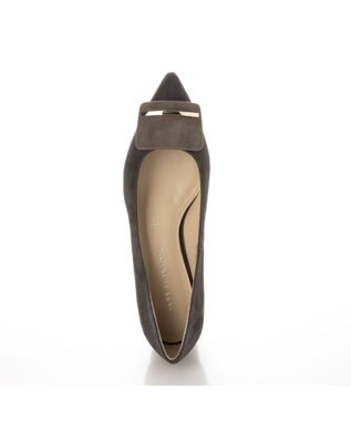 MODE ET JACOMO <MODE ET JACOMO>バックルポインテッドトゥパンプス グレーコンビ