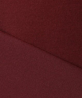 自由区 S レーヨンストレッチ カーディガン ボルドー