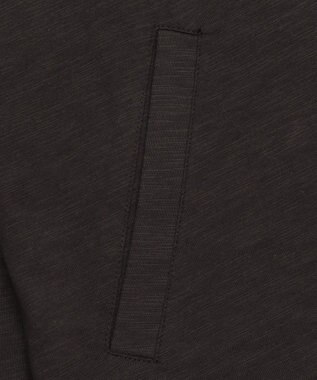 WEGO 【ユニセックス着用ITEM/MLサイズ展開】スラブチェックロゴジップパーカー ブラック中濃色