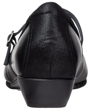 ASICS WALKING ペダラウォーキングシューズ 4E ヒール高3.0cm ブラック系