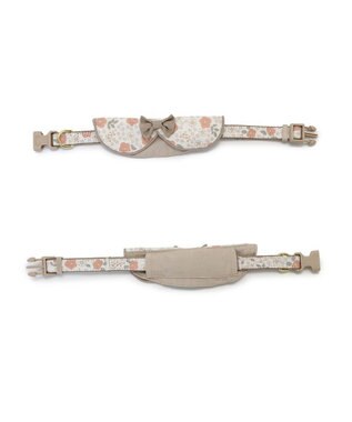 PET PARADISE 花柄 襟付首輪 おしゃれ 【ＳＳ】小型犬 茶系