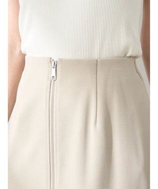 earth music&ecology Ｚｉｐスカート Light Beige