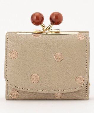 UNBILLION perche アクリル玉三つ折りミニサイフ