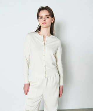  クルーニットカーディガン