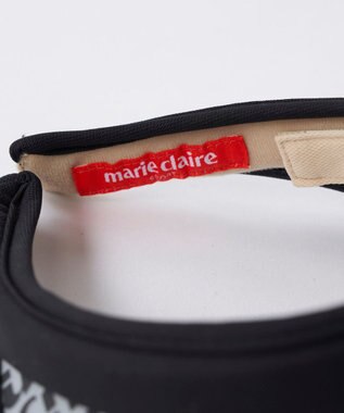 FILA GOLF／marie claire 【marie claire SPORT】総ロゴクリップバイザー ブラック