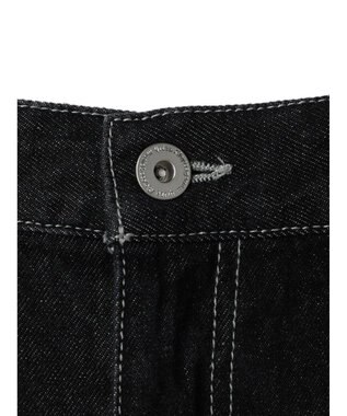 earth music&ecology タックホックデニムパンツ Black