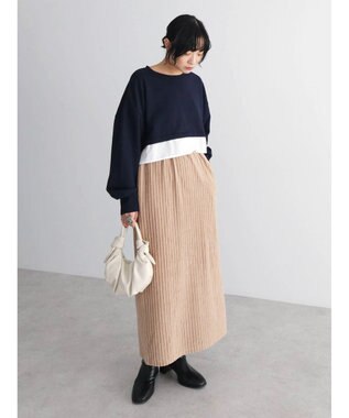 Green Parks ・ＥＬＥＮＣＡＲＥ　ＤＵＥレイヤードウラケプルオーバー Navy