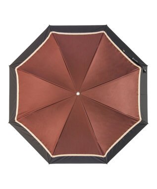 MOONBAT 断熱パラソル 二階建て バイカラー 日傘 遮熱 遮光 UV ブラウン