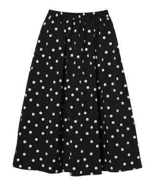 Green Parks ・ＥＬＥＮＣＡＲＥ　ＤＵＥ　ドットタフタスカート Black