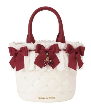 Maison de FLEUR ガトーフレーズ2Wayバッグ Off White