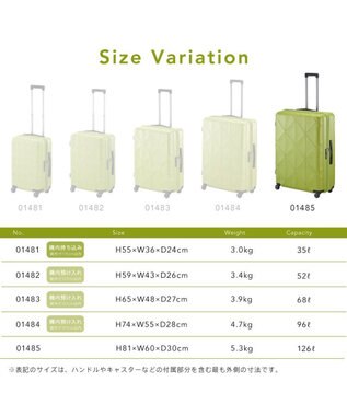 ACE BAGS & LUGGAGE Proteca コーリー2  126L 01485 プロテカ 日本製 ライムグリーン