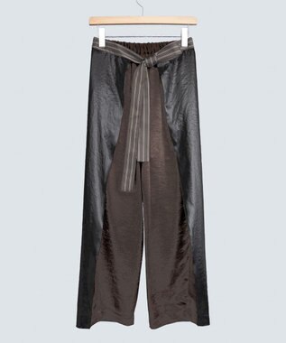 COQ 2WAY KNOT4 前後2WAYサテンパンツ ブラック