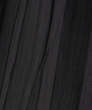 uncrave マシーンプリーツ フレアスカート ブラック